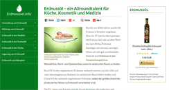 Desktop Screenshot of erdnussoel.info
