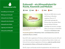 Tablet Screenshot of erdnussoel.info